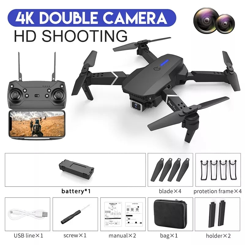 E525 Pro Drone 4k HD Wide-Angle